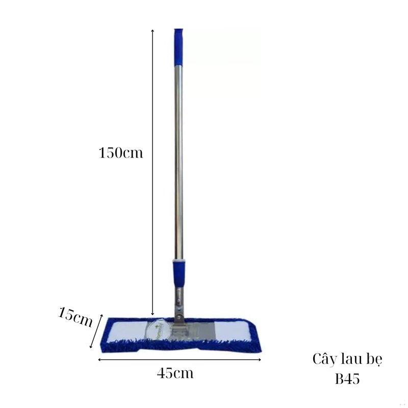 Cây Lau Nhà bản Dài 45cm không Tăng đưa