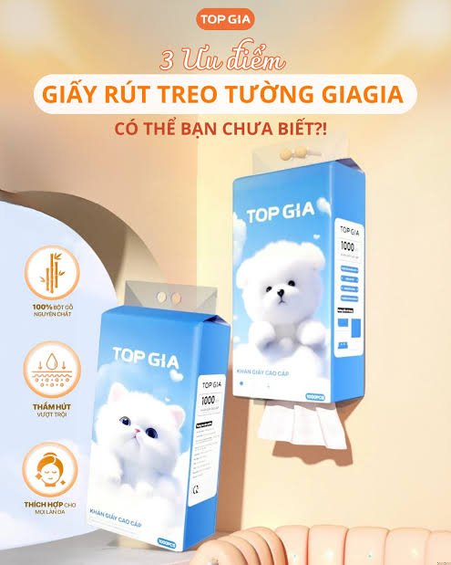 Giấy Rút Gia Gia 1000 Tờ