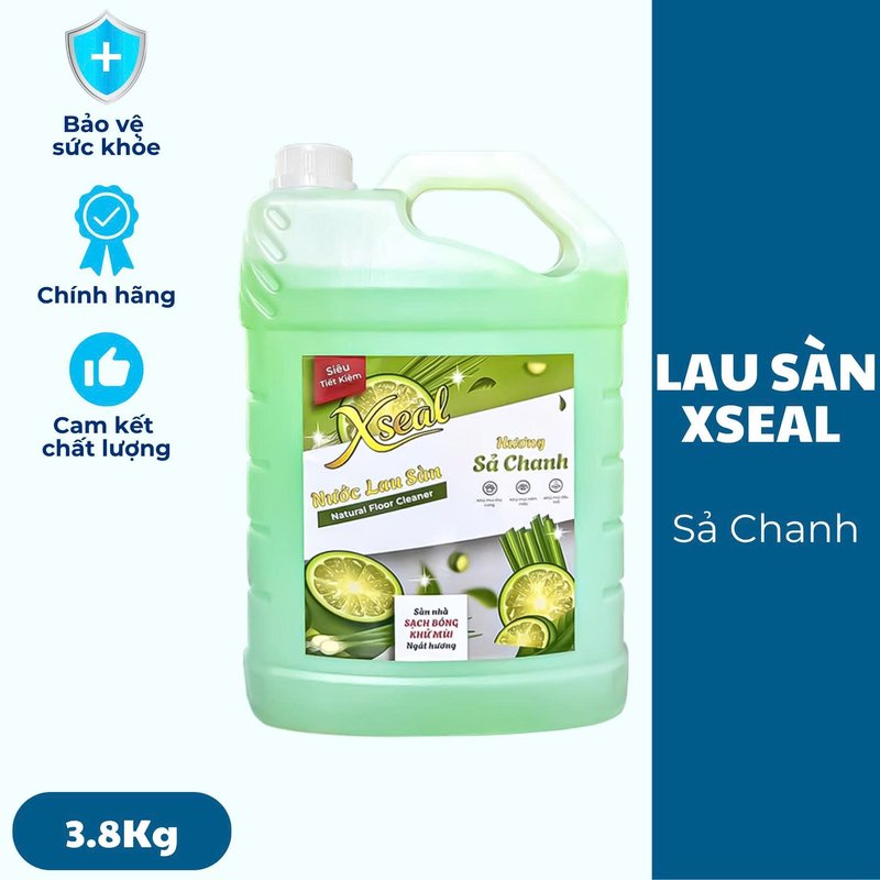 Lau Sàn 3,8kg Xseal Lily + Lavender + Sả Chanh