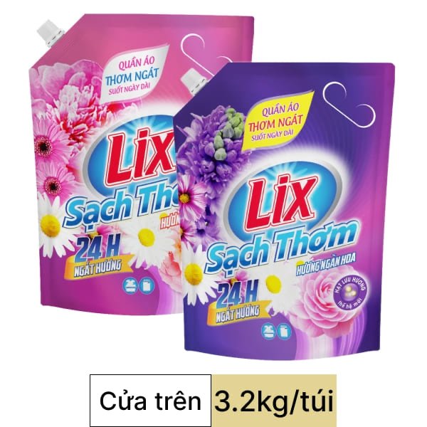 Nước Giặt Lix Cao Cấp 3,2kg