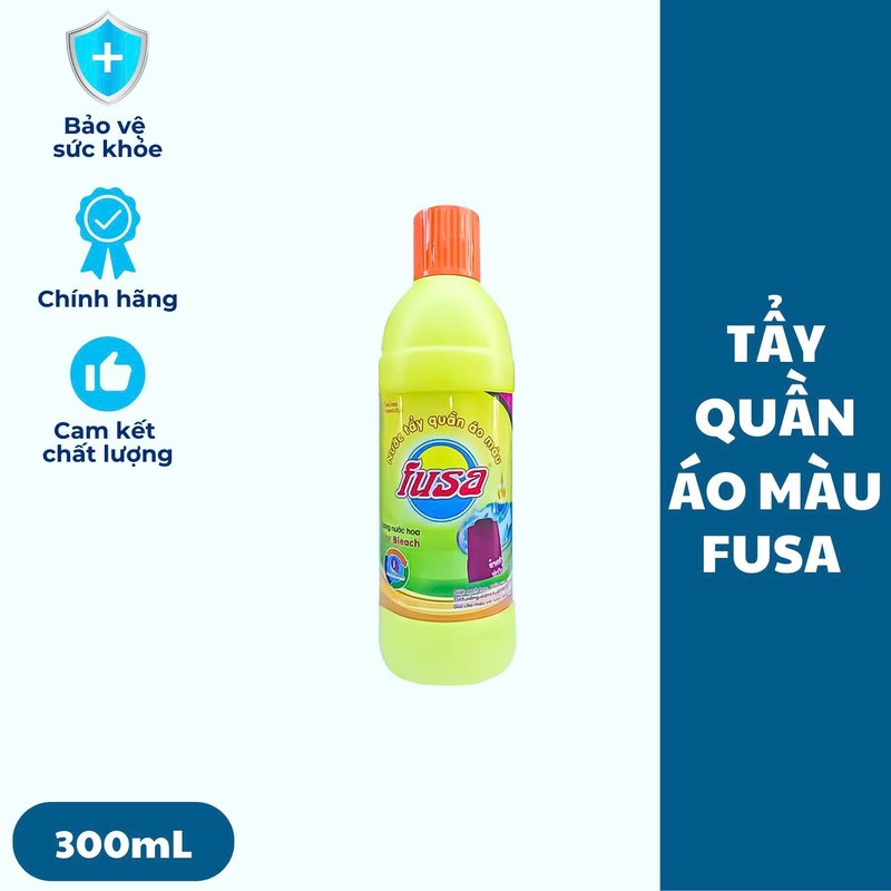 Tẩy Quần Áo Màu Fusa 300ml