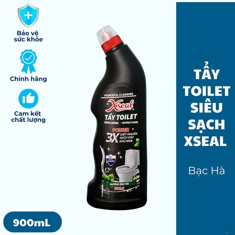 Tẩy Tolet Bạc Hà Xseal 900ml
