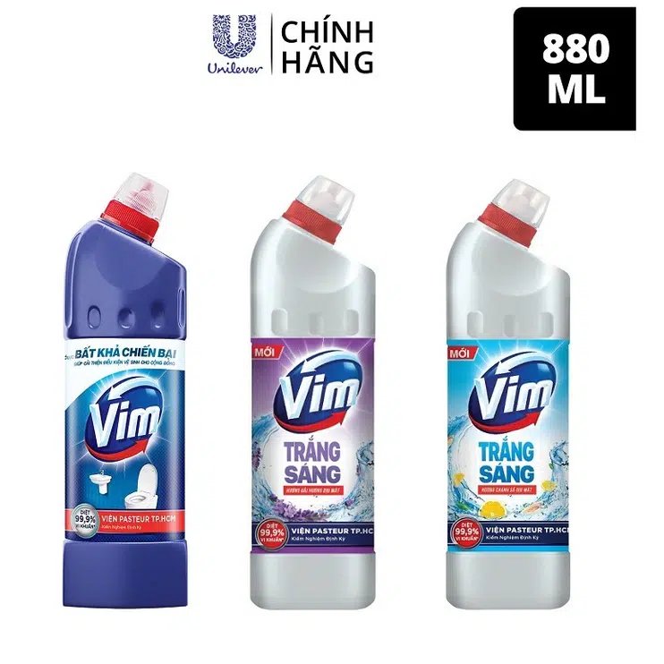 Vim 880ml Trắng