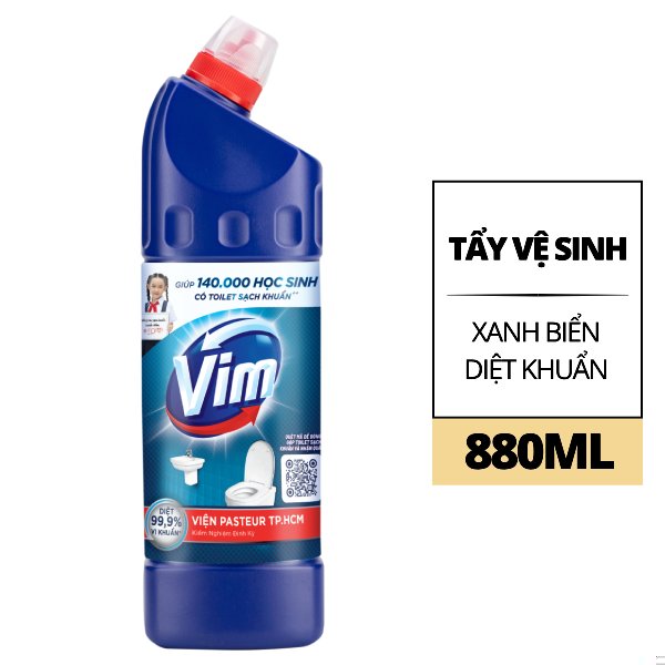 Vim 880ml Xanh Biển
